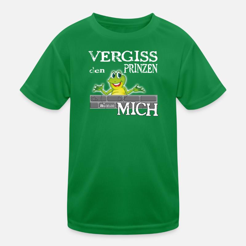Frosch König textile Geschenkidee Kinder Funktions-T-Shirt