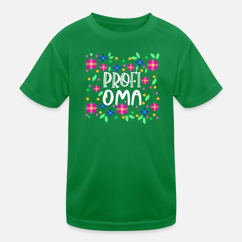 Großmutter Statement Oma Seniorin Rentnerin Kinder Funktions-T-Shirt