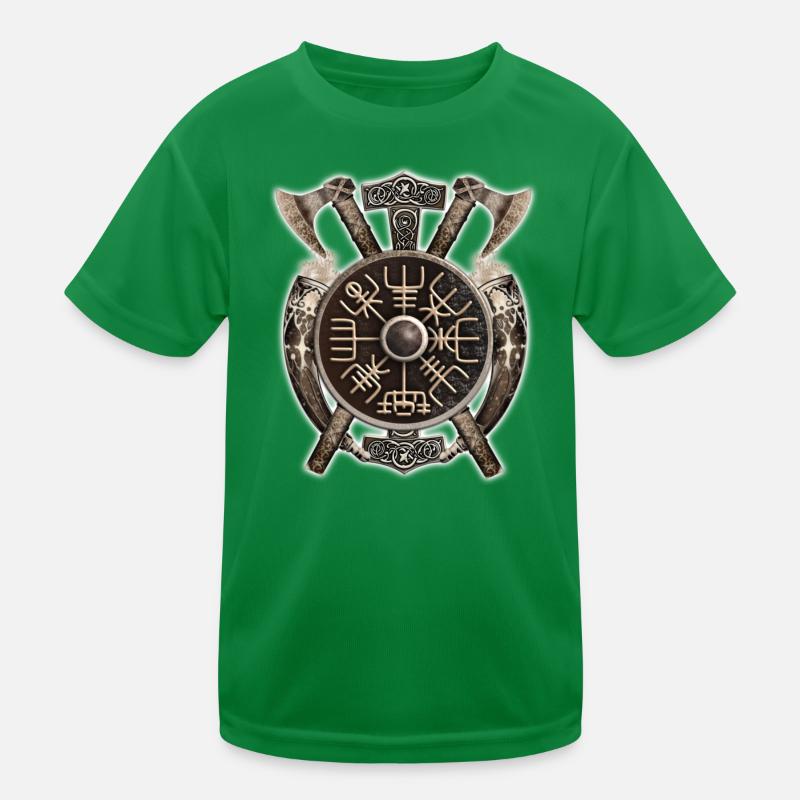 Bouclier Runique Nordique T-shirt sport Enfant