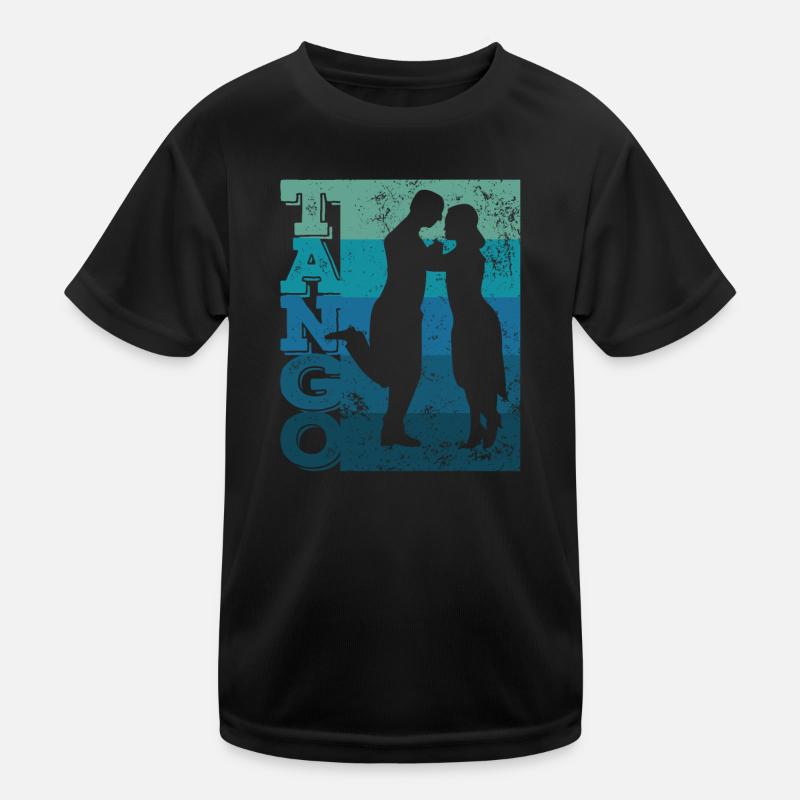 Tango Argentino Retro Vintage Tango Vals Tango Kinder Funktions-T-Shirt