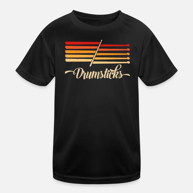 Drummer Drumsticks " Drumsticks " Kids Functional T-Shirt