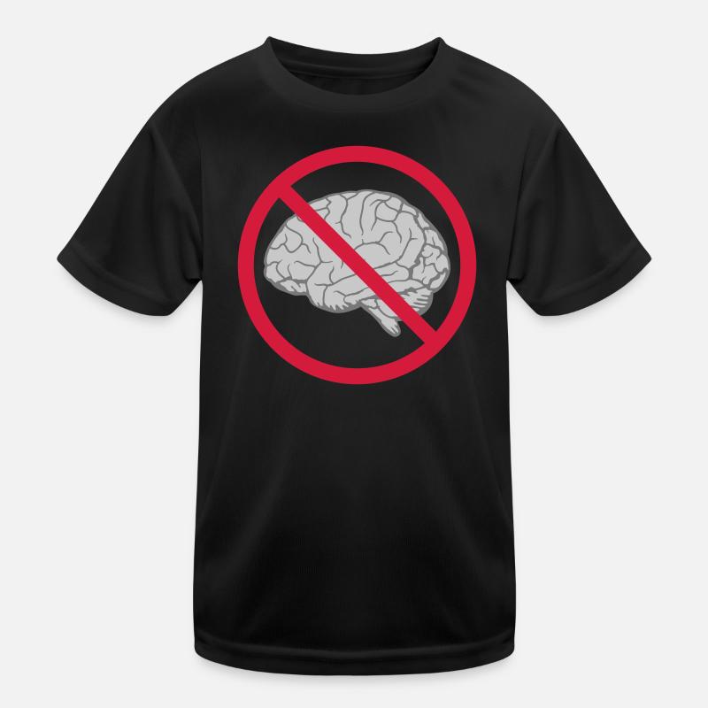 Brain Forbidden Shield Kids Functional T-Shirt