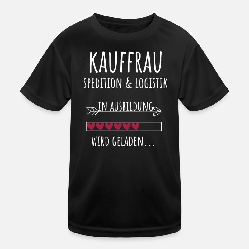 Kauffrau Spedition & Logistik in Ausbildung Kinder Funktions-T-Shirt