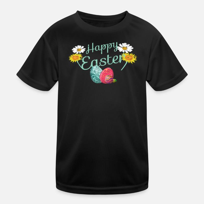 Happy Easter Kids Functional T-Shirt