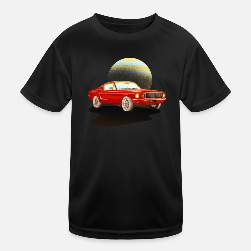 Auto rotes Auto Kinder Funktions-T-Shirt