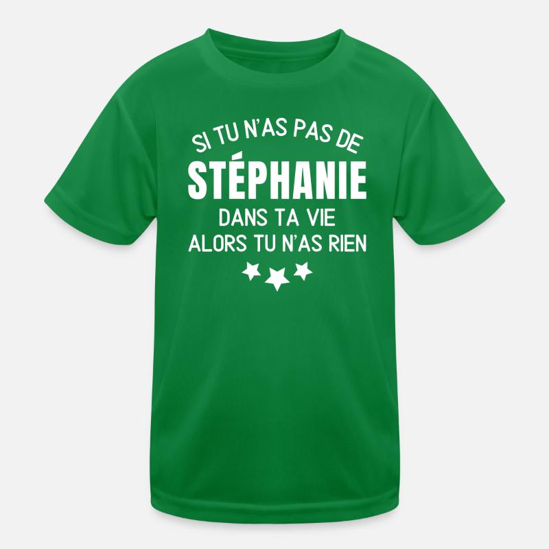Stéphanie, anniversaire Stéphanie T-shirt sport Enfant