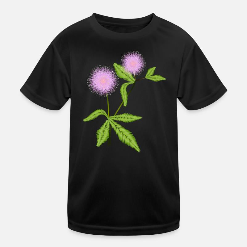Mimosa plant with its sensitive leaves Kids Functional T-Shirt