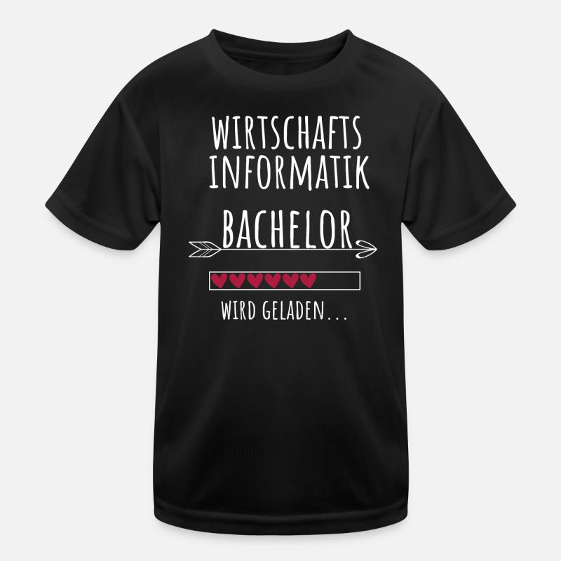 Wirtschaftsinformatik Studium Student Geschenk Kinder Funktions-T-Shirt
