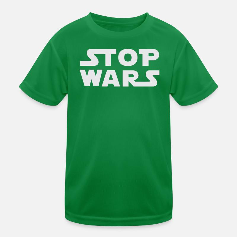 Stop Wars Kids Functional T-Shirt