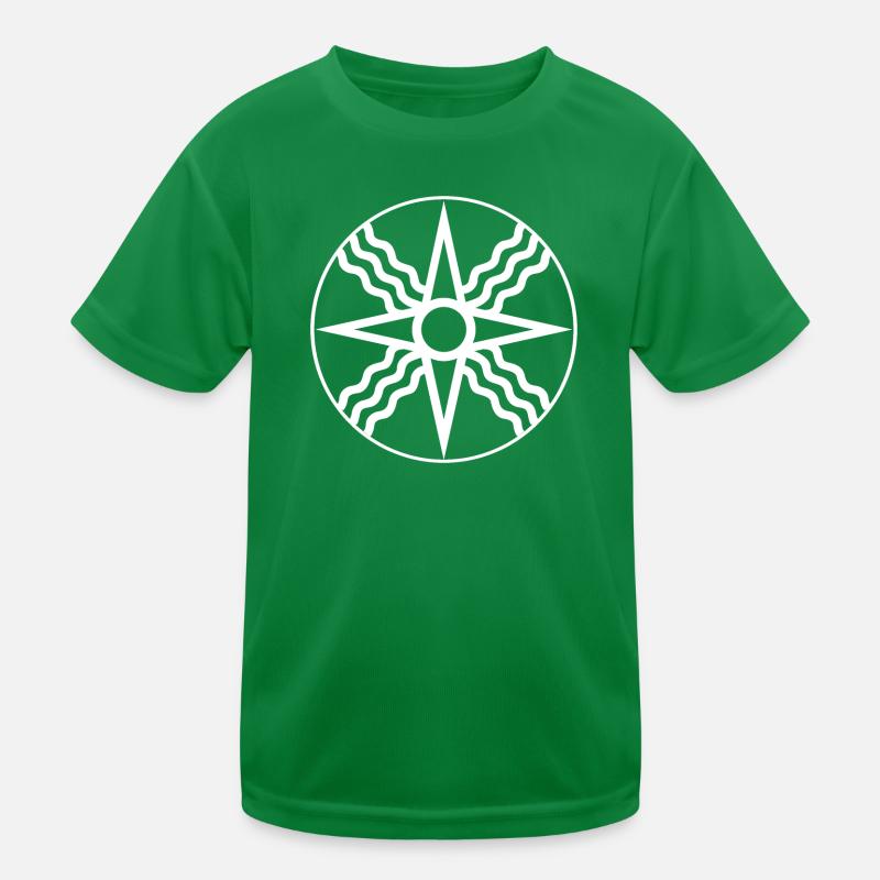Sonne von Shamash Kinder Funktions-T-Shirt
