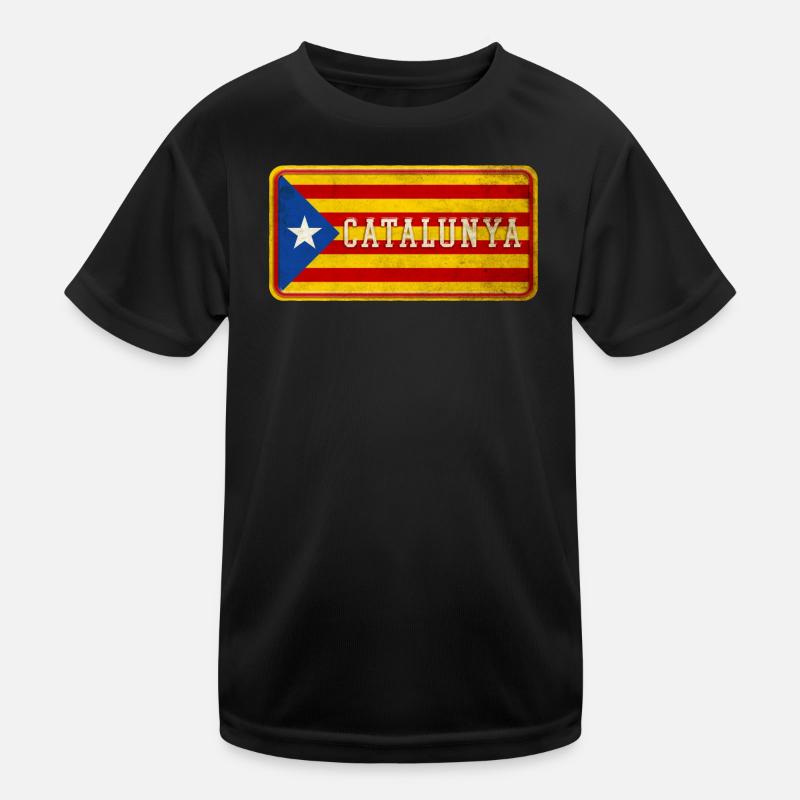 signe vintage catalogne T-shirt sport Enfant