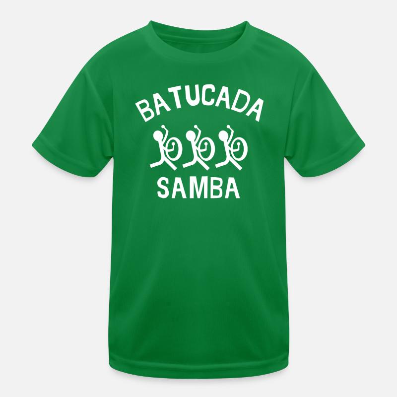 Batucada, Samba, Rio, Percussion Kids Functional T-Shirt