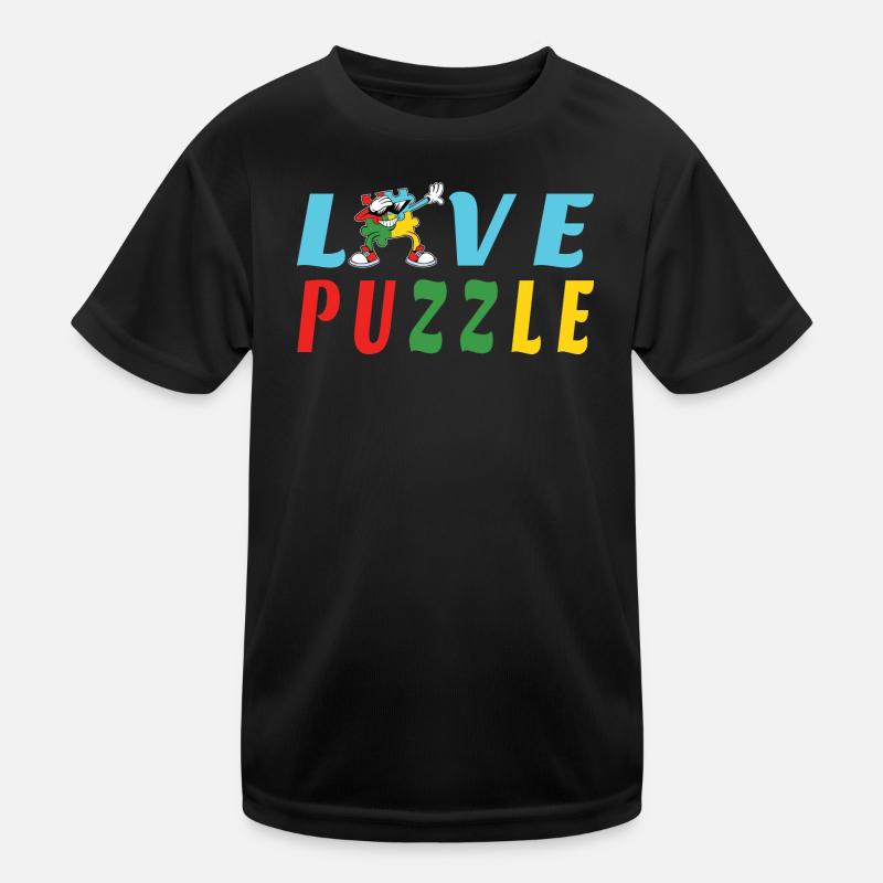 puzzle d'amour T-shirt sport Enfant