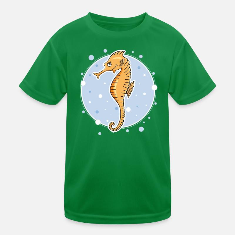 Seepferdchen Kinder Funktions-T-Shirt