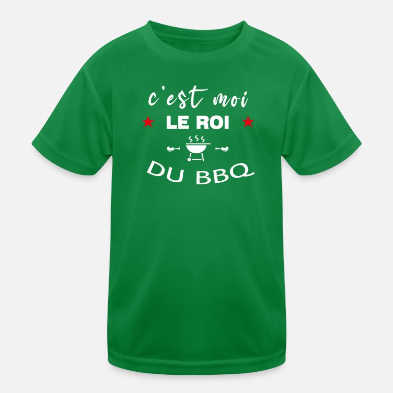 C'est moi le roi du barbecue T-shirt sport Enfant