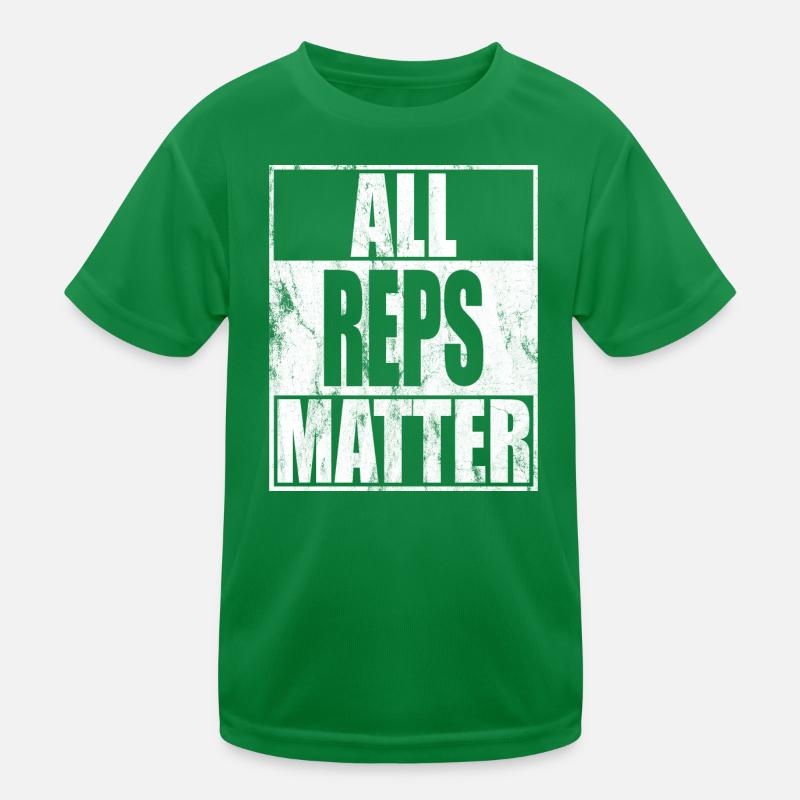 Tous les représentants comptent Calisthenics T-shirt sport Enfant