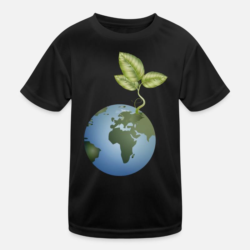 Samenkorn in der Erde entfaltet sich Kinder Funktions-T-Shirt