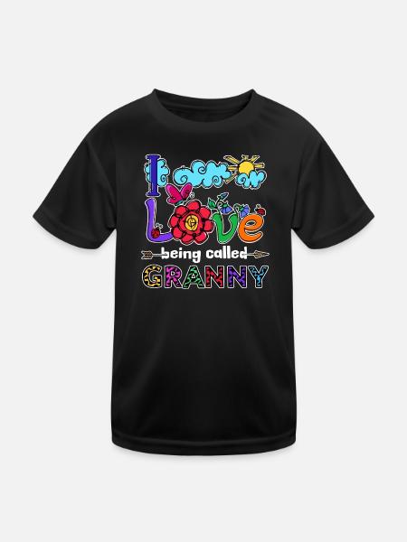 Cool Statement Seniorin Großmutter Oma Superoma - Kinder Funktions-T-Shirt - Schwarz
