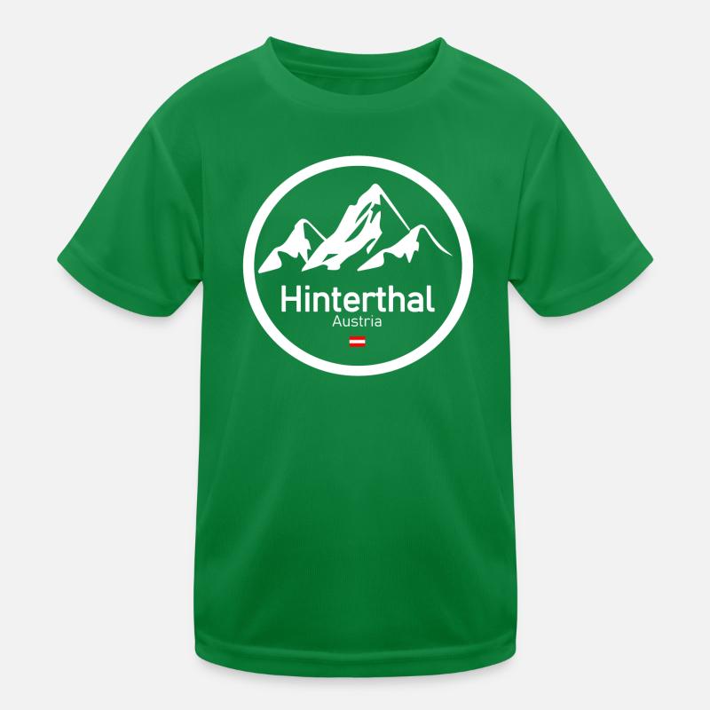 Hinterthal Alpenlogo Kreis Kinder Funktions-T-Shirt
