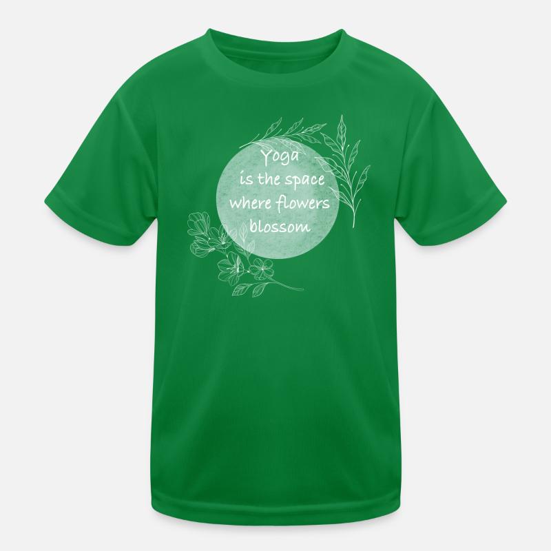 Salle de Yoga Fleur Fleur T-shirt sport Enfant