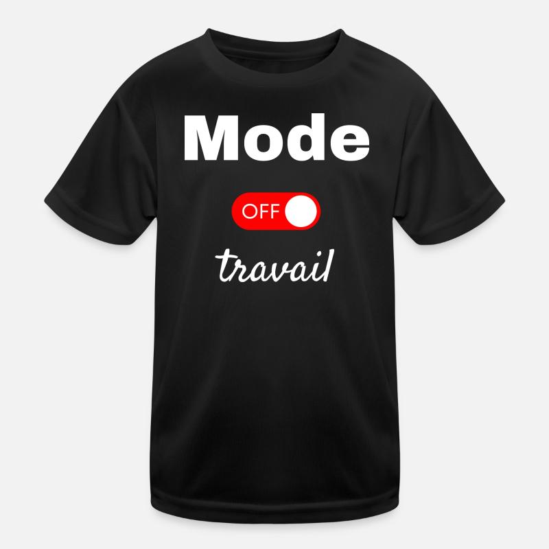 Off work mode Kids Functional T-Shirt