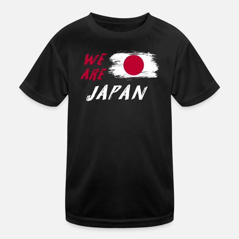 Wir sind Japan Flaggen Design Kinder Funktions-T-Shirt