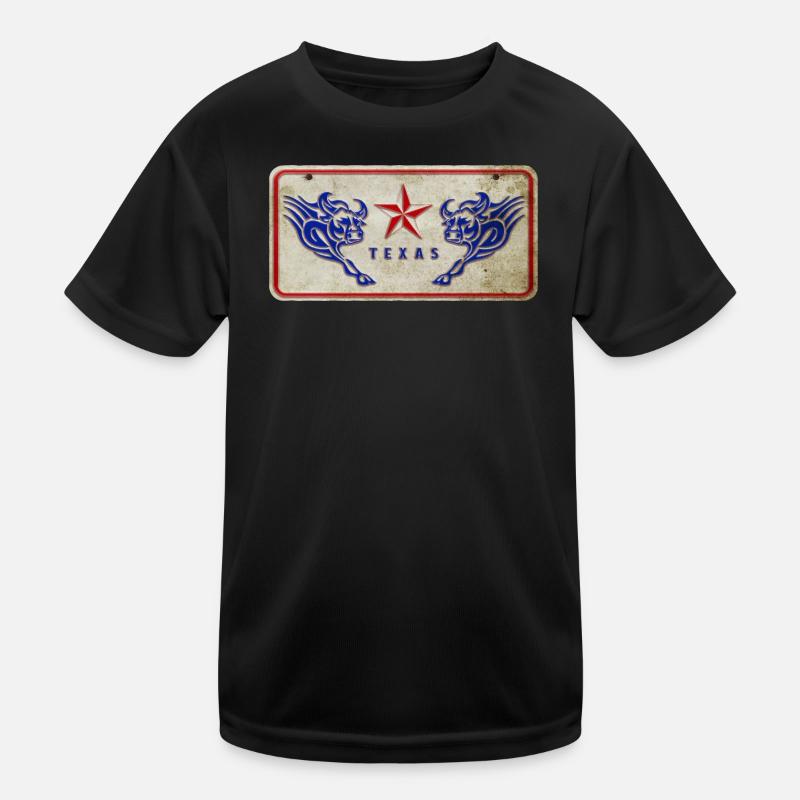 Bouclier du Texas T-shirt sport Enfant