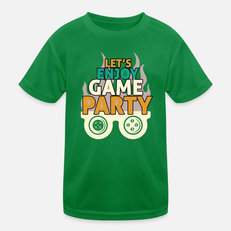 Design Party Game and Fun Kids Functional T-Shirt
