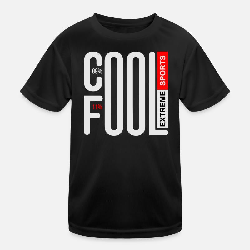 COOL AND FOOL EXTREME SPORTS Kids Functional T-Shirt