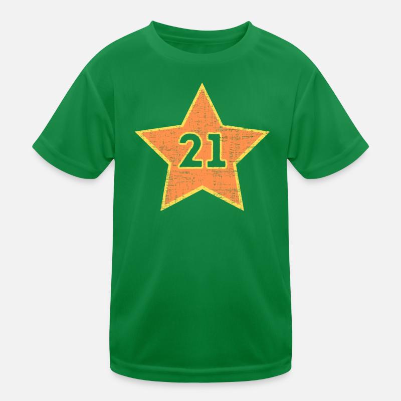 Stern 21 Kinder Funktions-T-Shirt