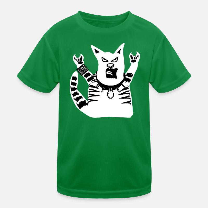 Böse Katze  Kinder Funktions-T-Shirt