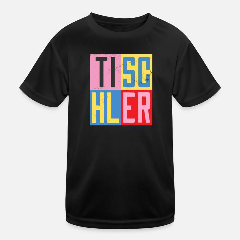 Tischler Design Kinder Funktions-T-Shirt
