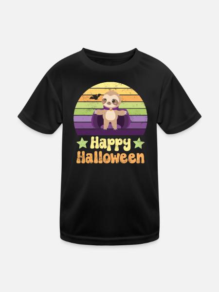Halloween Vampire Dracula - T-shirt sport Enfant - noir - Devant