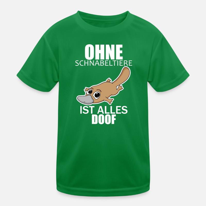 Schnabeltier Kinder Funktions-T-Shirt