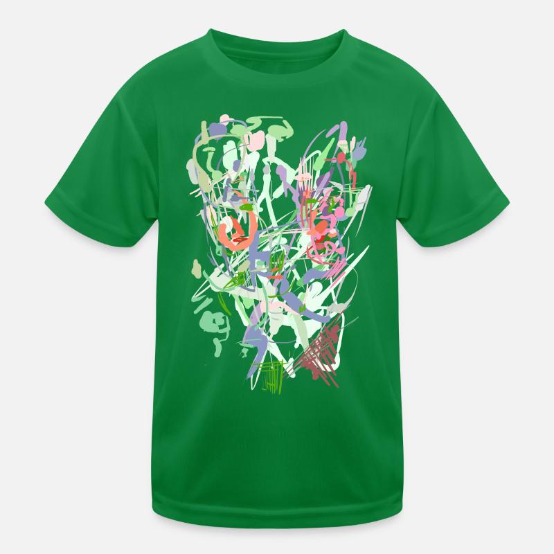 Hintergrund Design - Pastell Kinder Funktions-T-Shirt