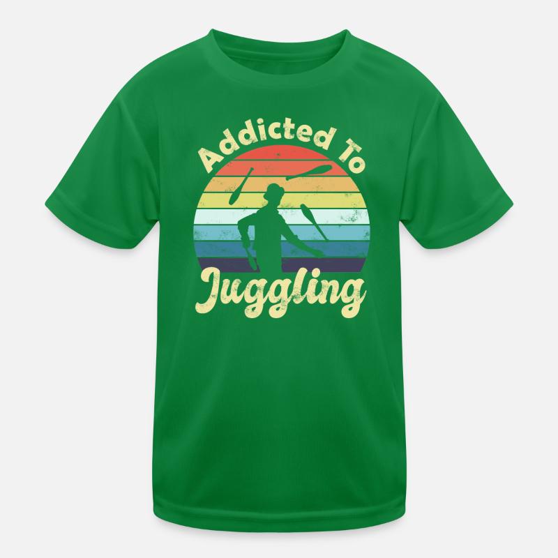 Jonglieren Jongleur Kinder Funktions-T-Shirt