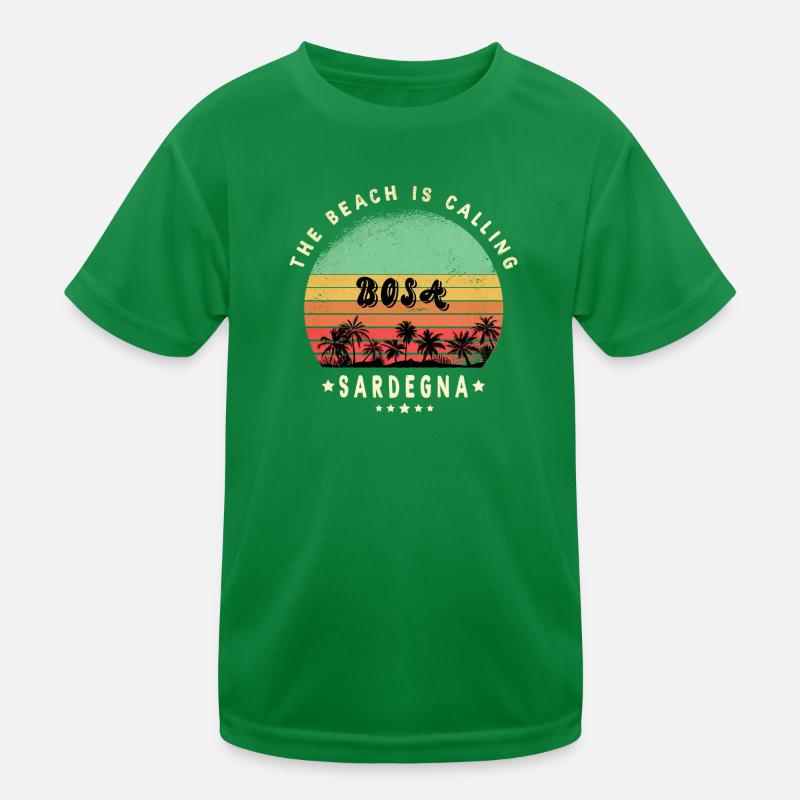Bosa Sardaigne Italie Beach Design T-shirt sport Enfant