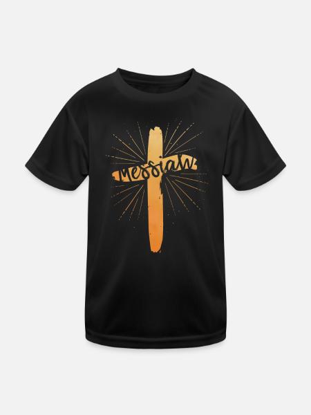 Messiah - Kids Functional T-Shirt - black - Front