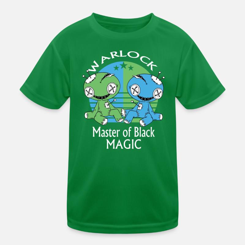 Warlock, Voodoo Doll Kids Functional T-Shirt