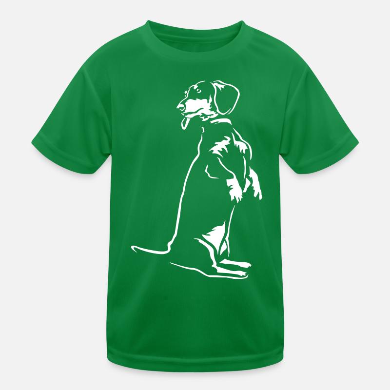 Dachshund "Black Edition" Kids Functional T-Shirt