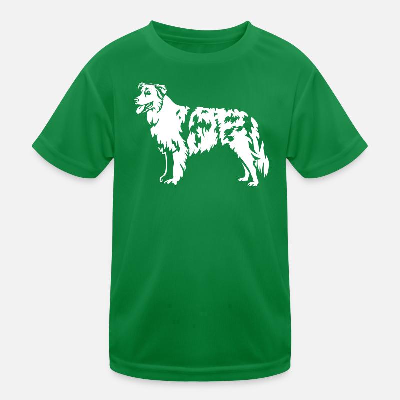 Australian Shepherd "Black Edition" Kinder Funktions-T-Shirt