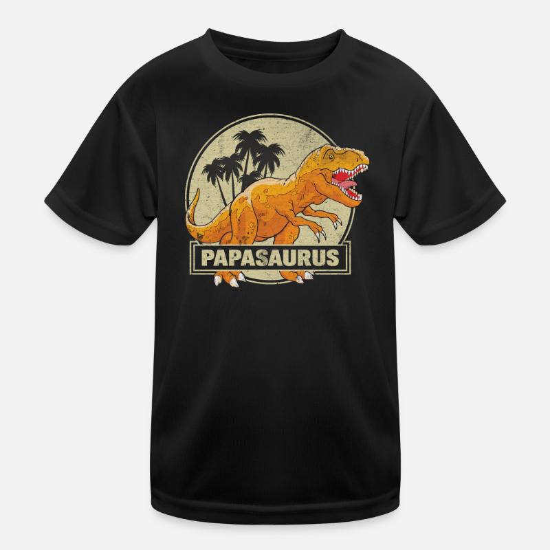 Papasaurus Kids Functional T-Shirt