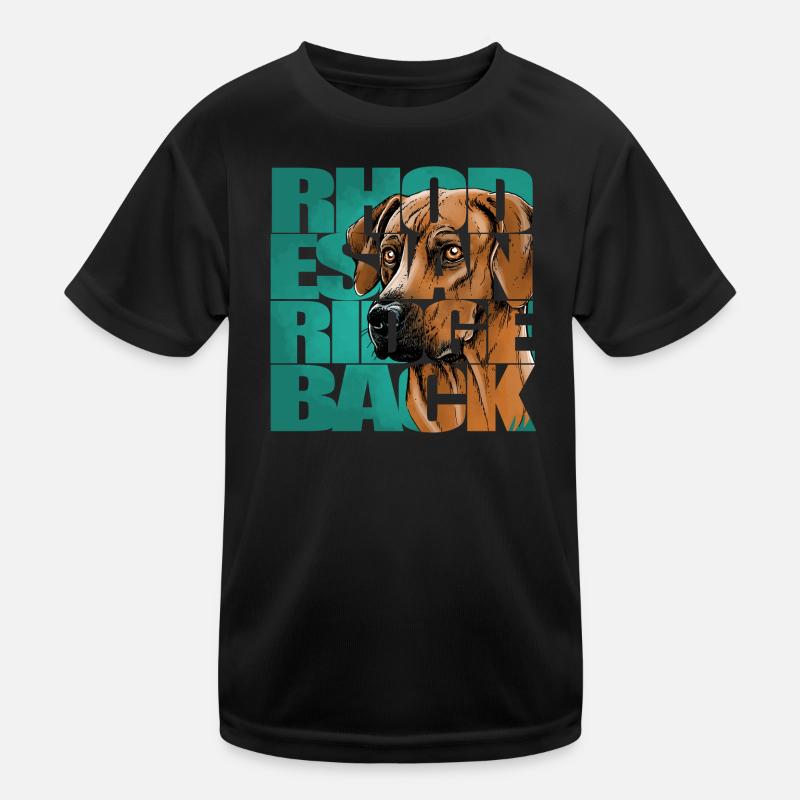 Rhodesian Ridgeback Kids Functional T-Shirt