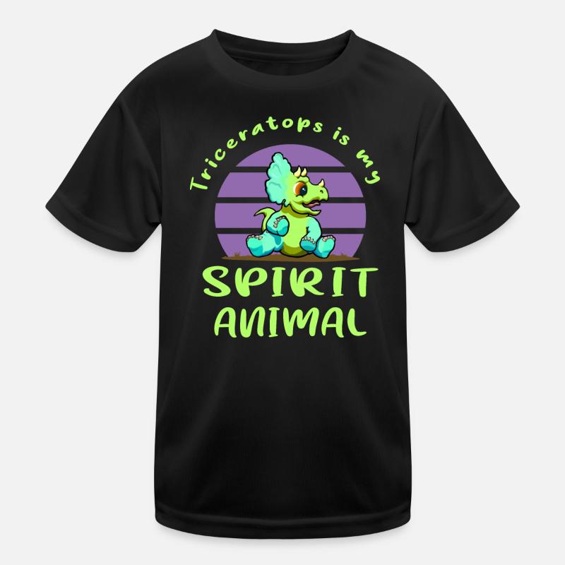 Triceratops Kids Functional T-Shirt