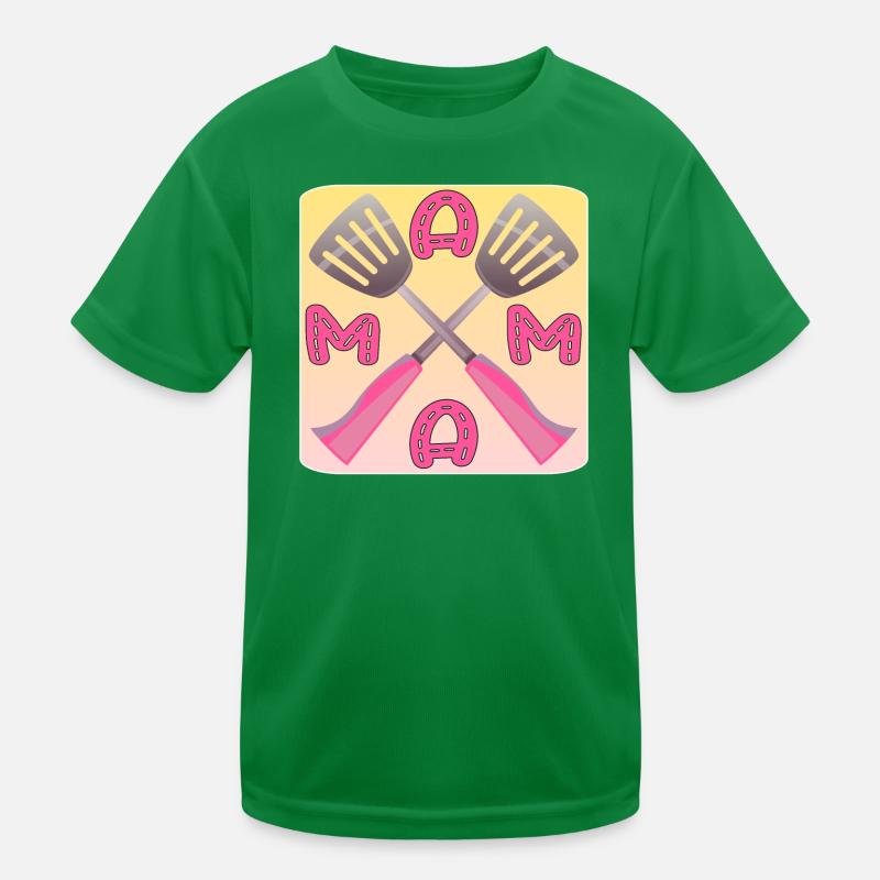 Hobby KOCHEN - MAMA Kinder Funktions-T-Shirt