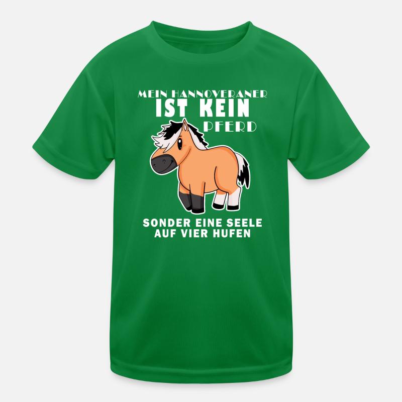 Hannoveraner Pferd Hauspferd Kinder Funktions-T-Shirt