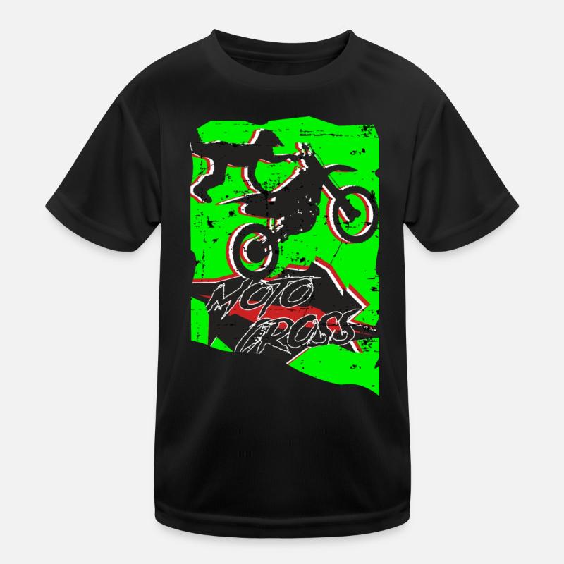 Cascade de motocross T-shirt sport Enfant