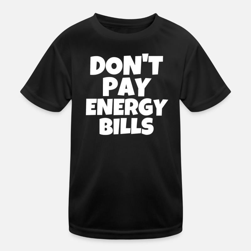 energy, purchasing power, bill Kids Functional T-Shirt
