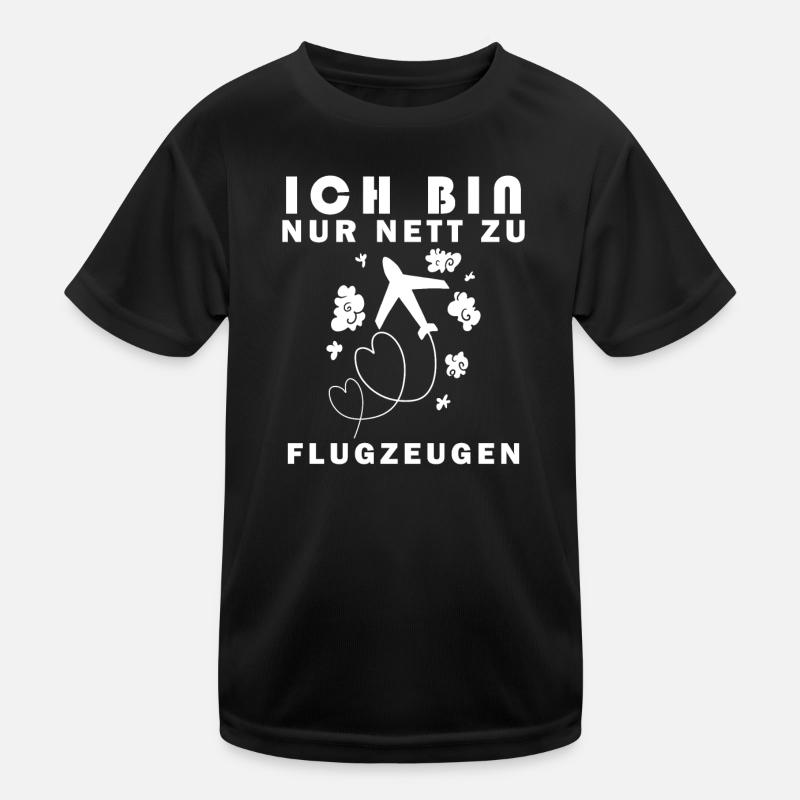 Modellflug Pilot Modellbau Flugzeug Modellbauer Kinder Funktions-T-Shirt