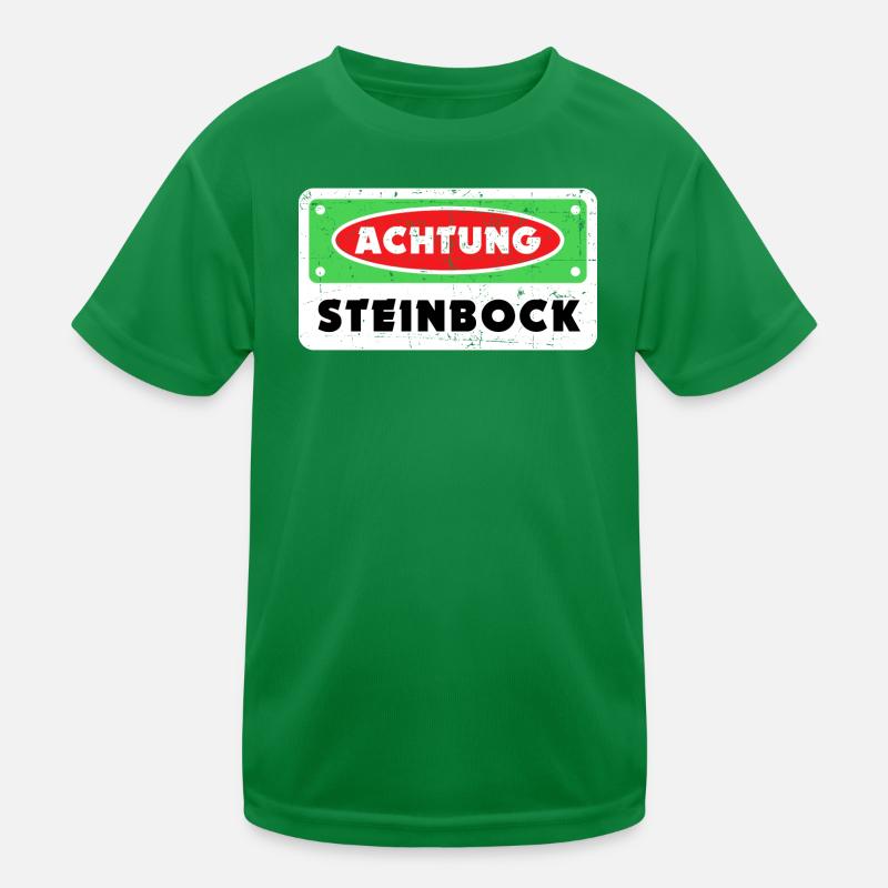Sternzeichen Steinbock Galaxie Statement Horoskop Kinder Funktions-T-Shirt